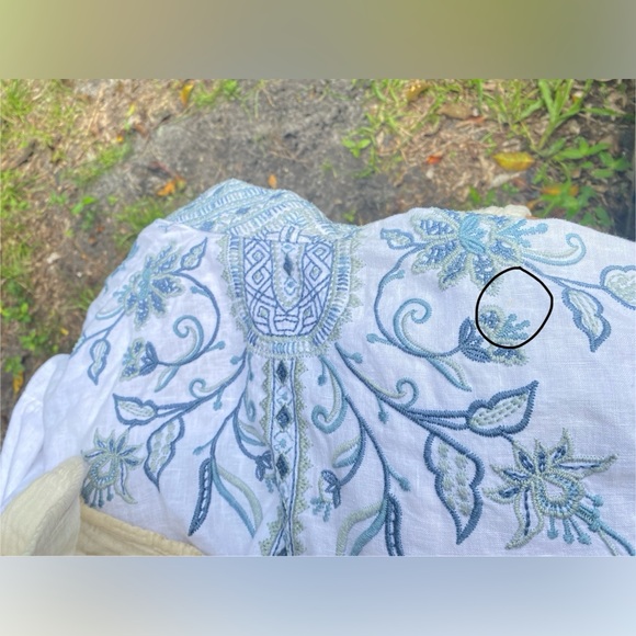 Rare Johnny Was Embroidered Linen Kimono - Picture 16 of 16